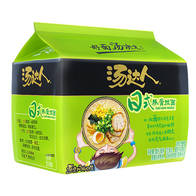 汤达人日式豚骨方便面