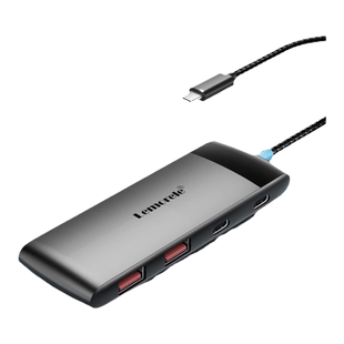 乐来乐Typec3.2扩展器usb拓展坞集分线器gen2高速hub转换插头多口接口10Gbps雷电3/4笔记本电脑转接头U盘硬盘