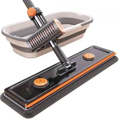 【25新款可锁卡扣平板拖把】