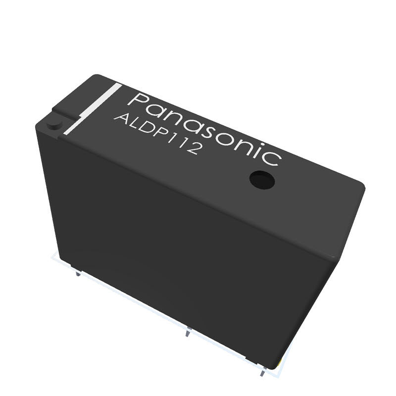 松下常见功率继电器PCB封装库 Panasonic LD系列 AD格式 带3D模型
