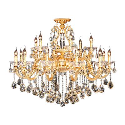 欧式锌合金客厅别墅水晶吊灯促销