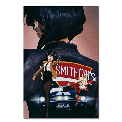 猫眼女枪手海报GunSmith Cats客厅装饰画卧室挂画动漫周边背景画