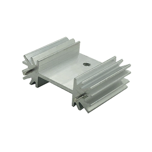 mos管散热片 IC散热器 三极管降温 25*34*12MM 梅花音响散热器