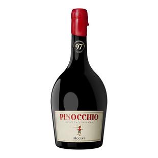 酒心派意大利彼奇尼匹诺曹红酒pinocchio奇遇半甜红葡萄酒礼物