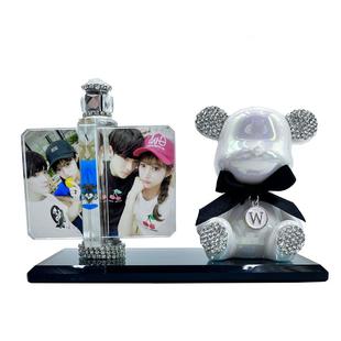 汽车装饰女士车内时尚摆台高级感车饰可爱羽毛垫汽车摆件定制照片