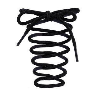 野象鞋带适用FILA斐乐猫爪1鱼刺火星反光运动老爹鞋圆形鞋绳黑色