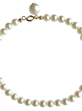 正圆简约时尚迷你精致白珍珠手串