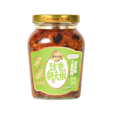 津山口福豉香朝天椒辣椒酱