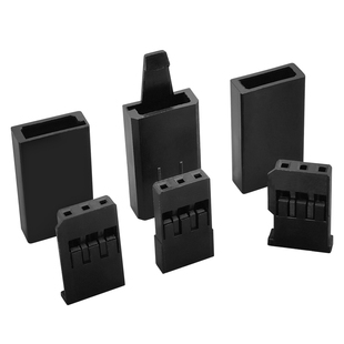 杜邦JR/Futaba模型3P正角斜角内壳母壳主体 带钩 舵机插头2.54mm