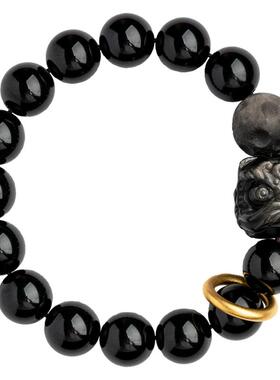 男女黑曜石中国风手串手链