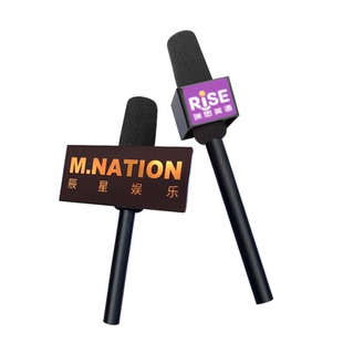 仿真话筒配件麦克风道具定制儿童小记者采访口才主持培训婚礼摆拍