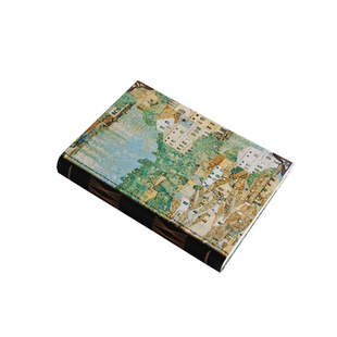 斑町B5克里姆特油画头层牛皮道林纸笔记本裸脊线装文创手账谢师礼