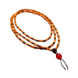 橄榄核竹节项链绳吊坠绳男款高档挂件绳子吊坠挂绳子女款文玩手串