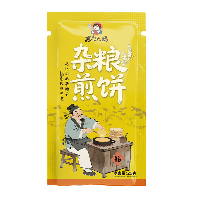杂粮煎饼 东北大妈大煎饼大小米纯手工山东风味煎饼果子特产即食
