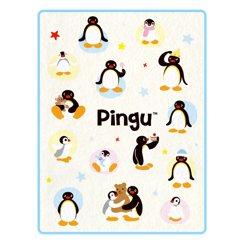 Pingu毛毯午休毯沙发毯