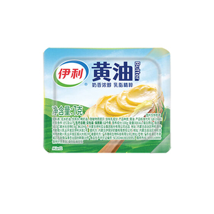 伊利小粒黄油淡味动物黄油煎牛排面包雪花酥饼干独立包装烘焙材料