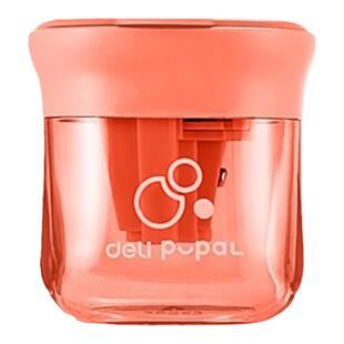 得力卷笔刀三孔转笔刀削笔刀小学生用儿童幼儿园迷你型专用手动刨笔机粗三角铅笔刀削笔器大口径多功能旋笔刀