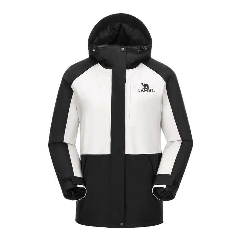 [滑雪]骆驼夹棉冲锋衣男女款外套秋冬新款棉服防风防水旅游登山服