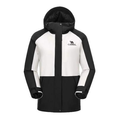 [滑雪]骆驼夹棉冲锋衣男女款外套秋冬新款棉服防风防水旅游登山服