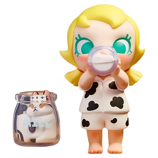 POPMART泡泡玛特Baby Molly喵趣横生系列手办盲盒玩具送女孩礼物