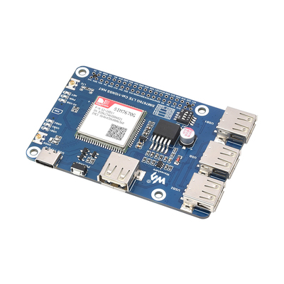 微雪树莓派Cat-1/GNSS/USB扩展板