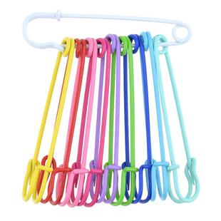 强力大别针 彩色金属安全别针大号保险扣针手工diy胸针装饰固定扣