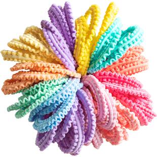 小女孩儿童高弹力橡皮筋宝宝不伤发大号胶圈拇指发圈成人扎头发绳