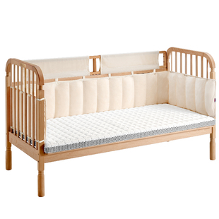 英国evoceler拼接床婴儿实木床边加宽大人可睡护栏升降榉木儿童床