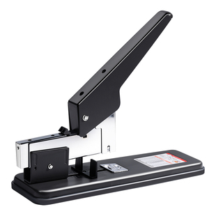 得力订书机办公用大号重型加厚省力钉书机订书器订厚书本大装订机多功能装订210张财务专用订凭证工业商用