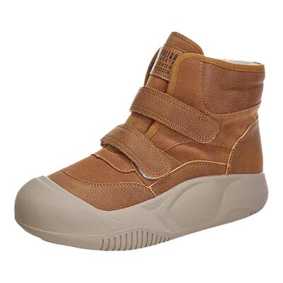 真皮鞋子女秋冬季短靴加绒加厚保暖雪地靴防滑软底大码女鞋41-43