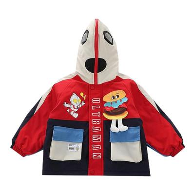 奥特曼儿童三合一冲锋衣秋冬连帽