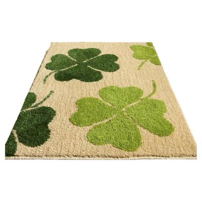 加厚绒毛入户门地垫进门地毯机洗