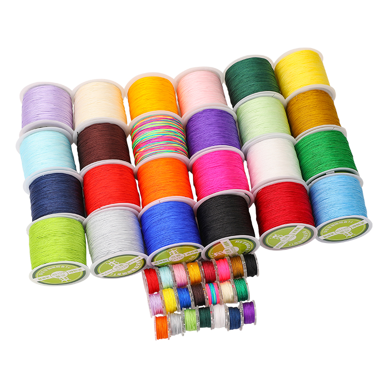 71号玉线小卷编织绳手工diy0.4mm文玩穿珠线编手链专用绳材料进口