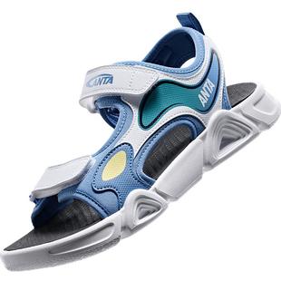 安踏儿童夏季中大童露趾运动凉鞋男童防滑沙滩鞋宝宝小童凉鞋女童