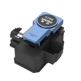 新款奢锐ST08 光纤切割刀 全自动一步式光纤切割刀 高精度按压切刀 冷接热熔专用 光缆切割机