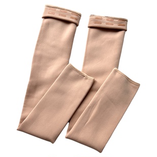 加长款九分大腿袜套加厚加绒打底不连脚冬天70CM保暖护膝长筒袜子