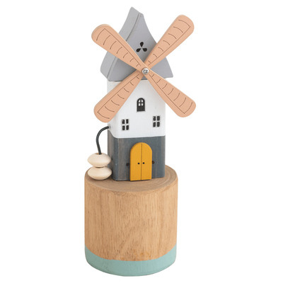 荷兰风车好玩解压小摆件小众礼物