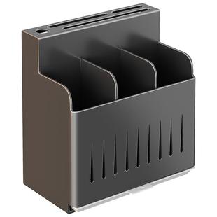 厨房刀架免打孔刀具筷子筒一体刀座筷笼收纳盒不锈钢多功能置物架