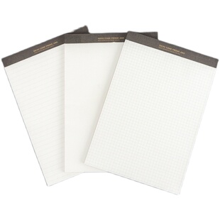 简语拍纸本PP塑料封面可自由撕页A7拍纸本A6小方格本B5空白草稿本
