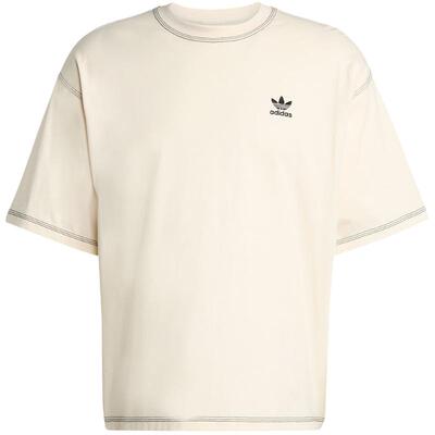 【自营】adidas阿迪达斯男子三叶草徽标棉质运动短袖T恤JW0970