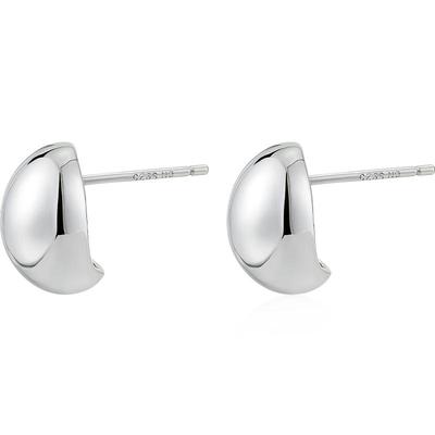 白岚小银豆925银耳钉耳饰