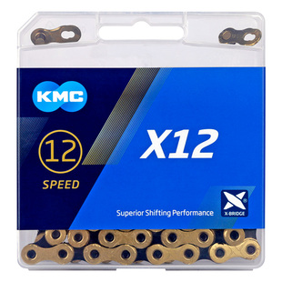 桂盟KMC自行车链条12速SHIMANO系统山地公车路死飞车单车链条24速