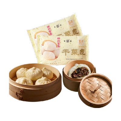 富春干菜包梅干菜肉包包子