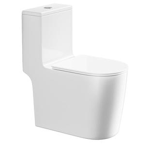 浪鲸卫浴马桶坐便器家用360°超旋虹吸式微棱易洁小户型017