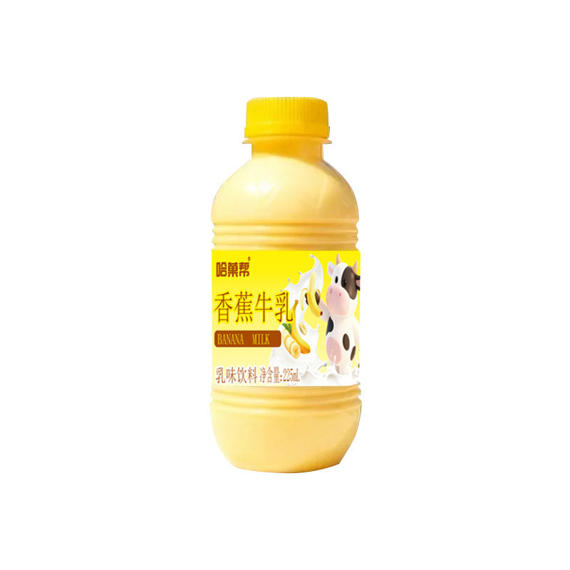 【促销装】草莓/香蕉牛乳225ml*12瓶装甜而不腻营养早餐乳味饮品