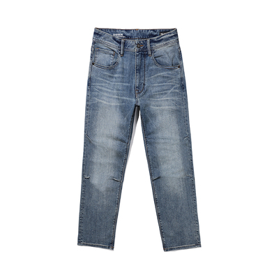 ABLE JEANS【直筒滑板裤】秋季新款男士复古天晴蓝弹力牛仔裤