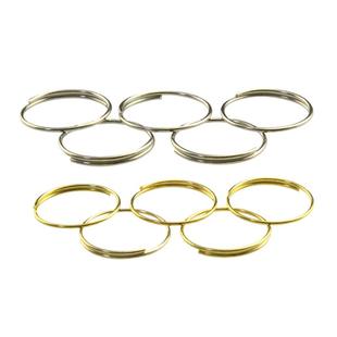 水晶灯配件 不锈钢圈 串八角珠珠帘连接圈 欧式蜡烛灯饰配件