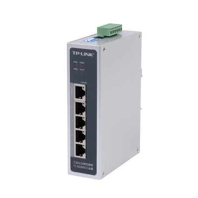普联TP-LINK TL-SG2005工业级 太网交换机5口千兆企业/监控网络分流器分线器集线器  二层云管理 12V24V48V