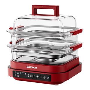 大宇玻璃电蒸锅炖煮多功能家用一体蒸笼新款多层大容量料理锅正品