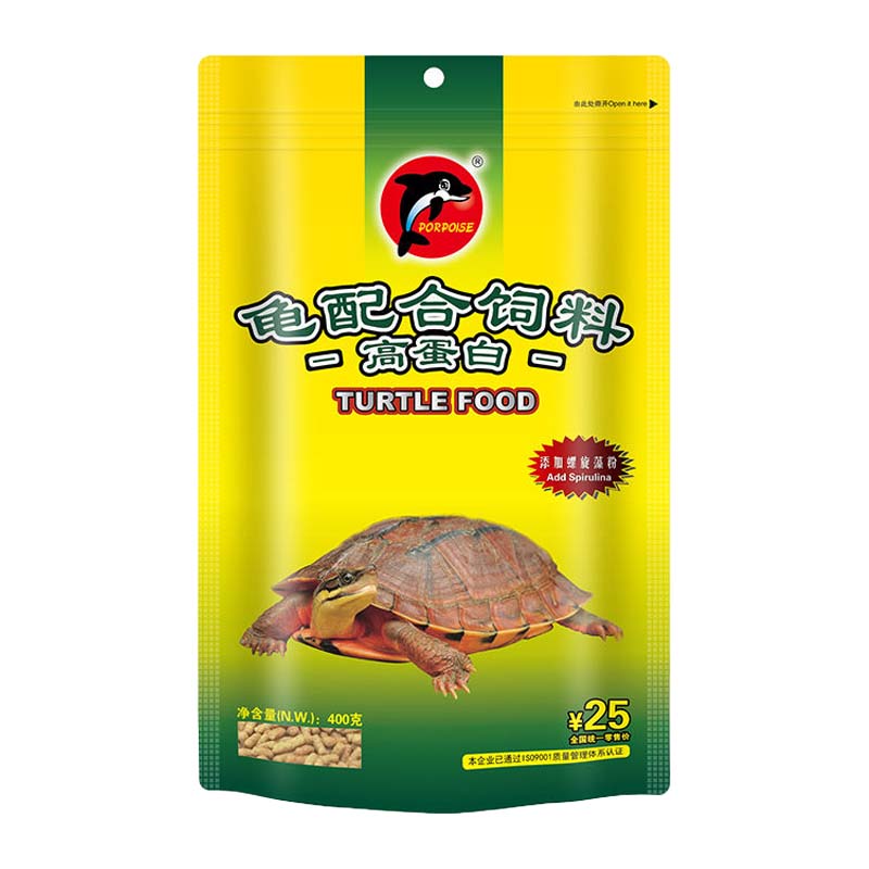 海豚高蛋白配合龟饲料草龟金钱龟鳄龟巴西龟上浮颗粒宠物龟粮龟食